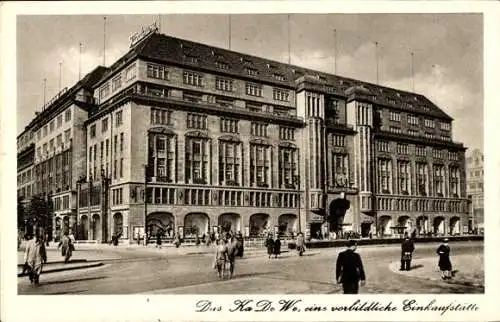 Ak Berlin Charlottenburg, KaDeWe, Tauentzienstraße