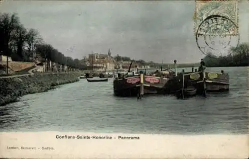 Ak Conflans-Sainte-Honorine Yvelines, Panorama