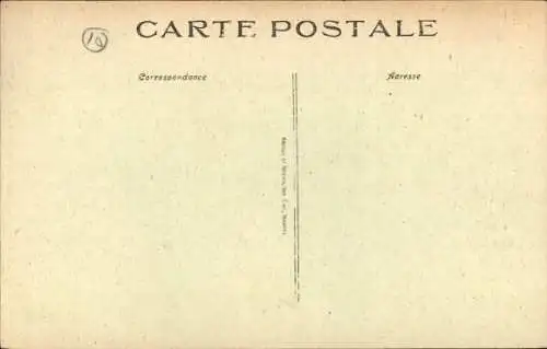 Ak Luçon Vendée, Luftaufnahme von  Vendée, nordöstlicher Blick auf die Stadt