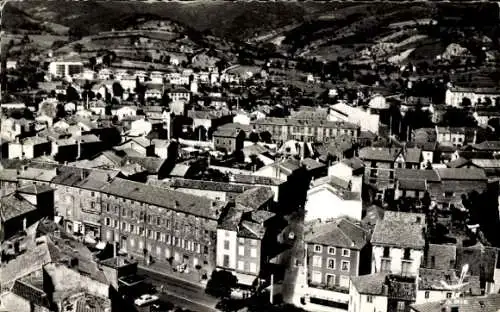 Ak Chambaret Langeac Haute Loire, Panoramablick auf Langeac, alte Gebäude, ländliche Umgebung,...