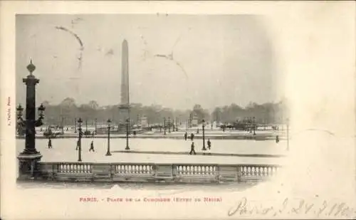CPA Paris VIII., Place de la Concorde