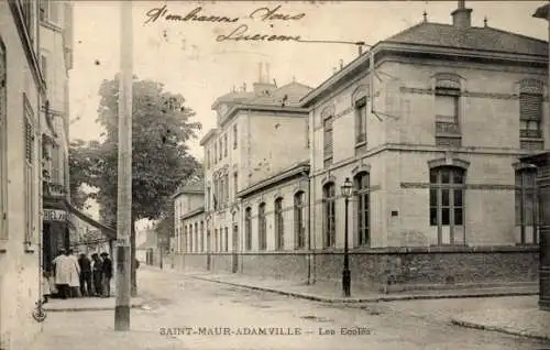 CPA Adamville Saint Maur des Fossés Val de Marne, les Ecoles