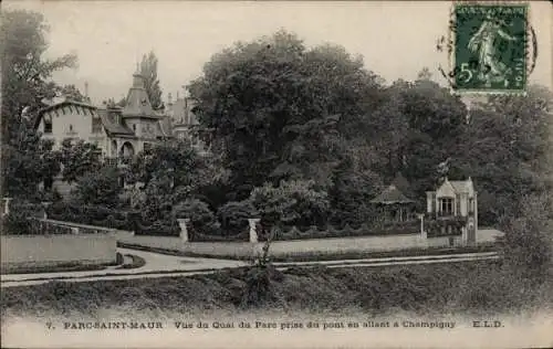 CPA Saint Maur des Fossés Val de Marne, Quai du Parc