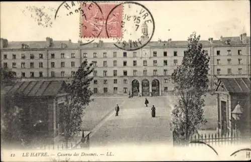 Ak Le Havre Seine Maritime, Caserne des Douanes, Architektur, historische Postkarte