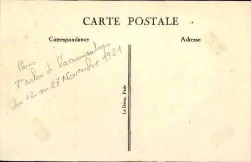 CPA Paris, Avion Caudron C 68, piloté par Becheler