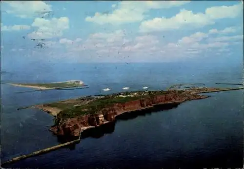 Ak Nordseeinsel Helgoland, Luftaufnahme
