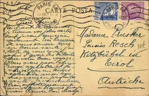 Ak Gournay sur Marne Seine Saint Denis, Plage, Bar Cote Sud