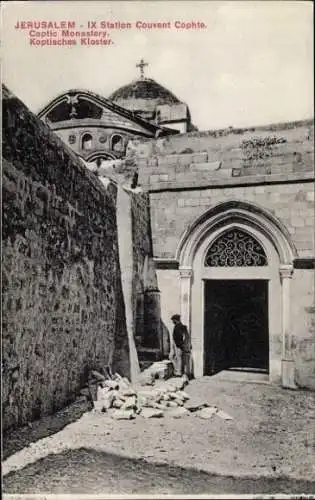 Ak Jerusalem Israel, Koptisches Kloster, Coptic Monastery, IX Station Couvent Cophte