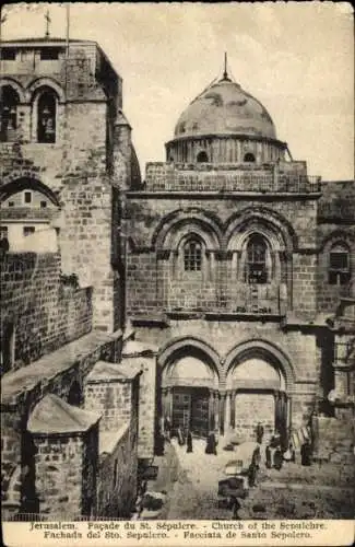 Ak Jerusalem Israel, Grabeskirche