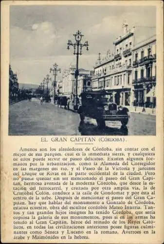 Ak Córdoba Argentinien, El Gran Capitán