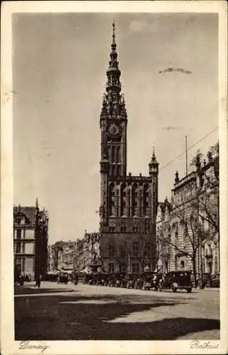 Ak Gdańsk Danzig, Rathaus