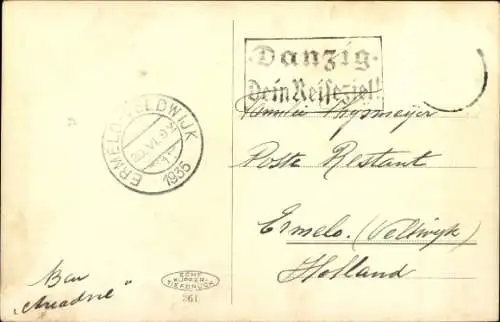 Ak Gdańsk Danzig, Rathaus