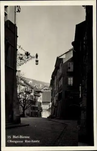 CPA Bienne Canton de Berne, Rue haute, Obergasse