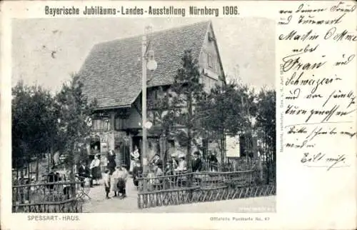 Ak Nürnberg, Bayerische Jubiläums Landesausstellung 1906, Bayerische Jubiläums-Landes-Ausstellung