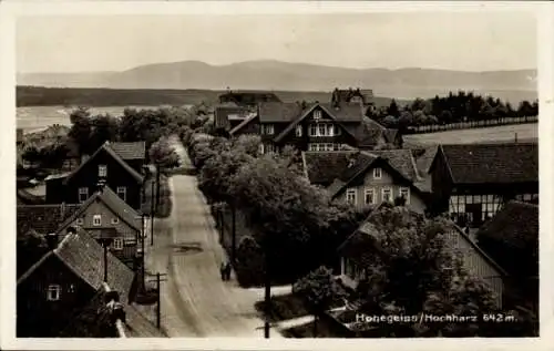 Ak Hohegeiß Braunlage im Oberharz, Teilansicht