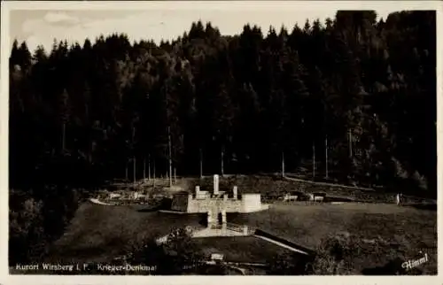 Ak Wirsberg im Fichtelgebirge, Krieger-Denkmal