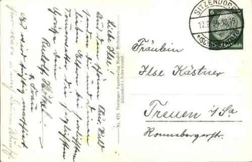 Ak Sitzendorf in Thüringen, Gesamtansicht