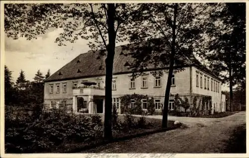 Ak Döbra Oßling in der Oberlausitz, Gutshaus