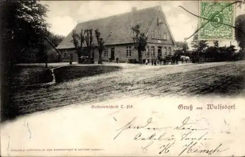 Ak Wulfsdorf Ahrensburg in Holstein, Gasthof