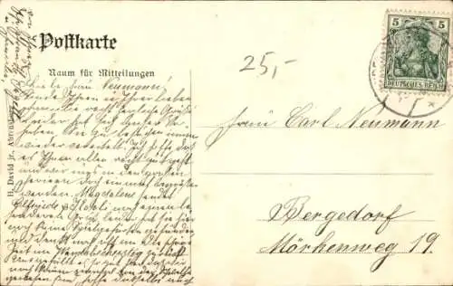 Ak Ahrensburg in Holstein, Bahnhof