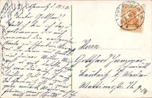 Ak Chemnitz in Sachsen, Theaterstraße