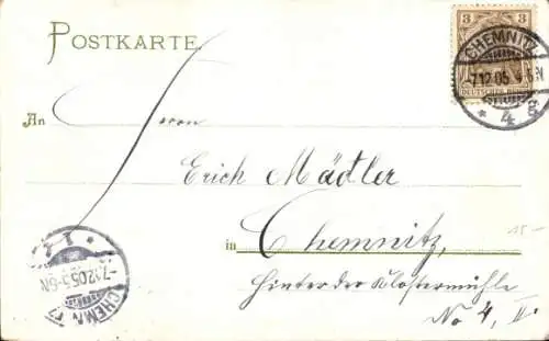 Ak Chemnitz in Sachsen,  Königstrasse