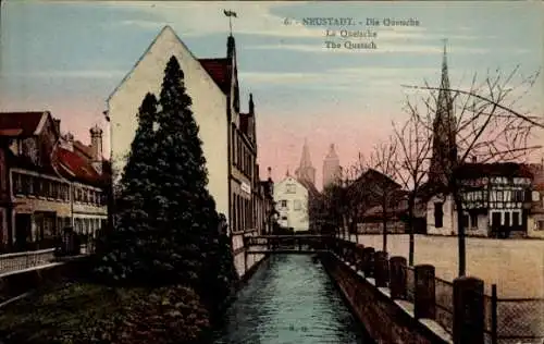 Ak Neustadt Straßburg im Elsass, Die Quetsche