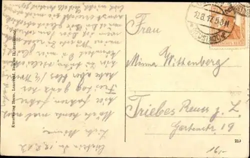 Ak Kostrzyn nad Odrą Cüstrin Ostbrandenburg, Kaserne des Infanterie Regiments, Pferdebahn