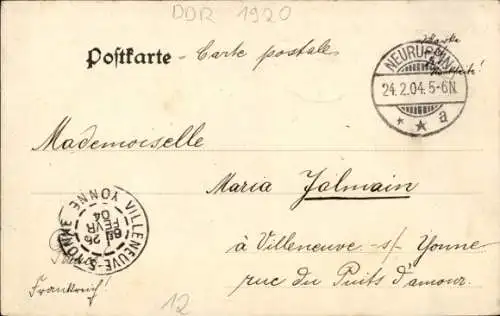 Ak Neuruppin in Brandenburg, Friedrich Wilhelm Straße