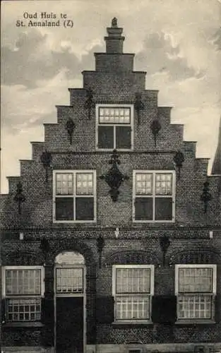 Ak Sint Annaland Zeeland Niederlande, Oud Huis