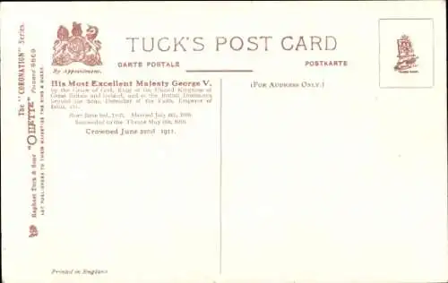 Lied Ak God Save the King, King George V, Fahnen