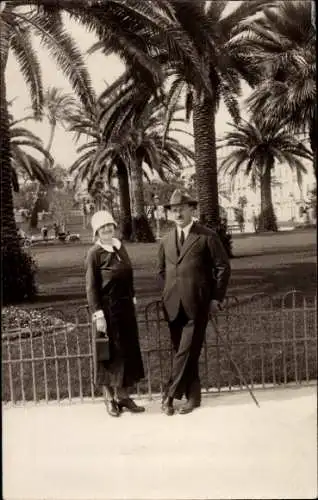CPA Nice Nizza Alpes Maritimes, Jardin Albert I.