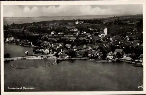 Ak Immenstaad am Bodensee, Fliegeraufnahme