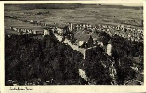 Ak Heidenheim an der Brenz Württemberg, Fliegeraufnahme