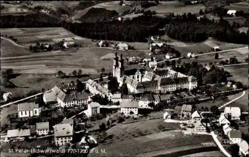 Ak St. Peter im Schwarzwald, Fliegeraufnahme