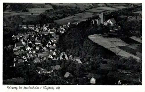 Ak Neipperg Brackenheim an der Zaber Württemberg, Fliegeraufnahme