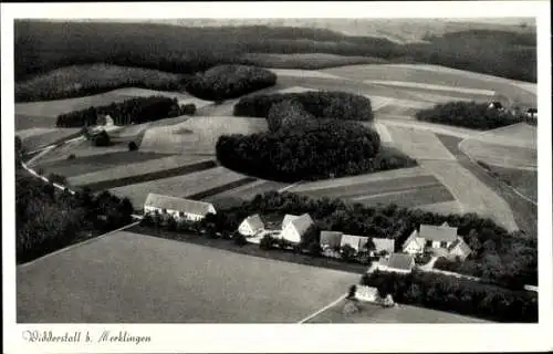 Ak Widderstall Merklingen Alb Donau Kreis, Luftbild
