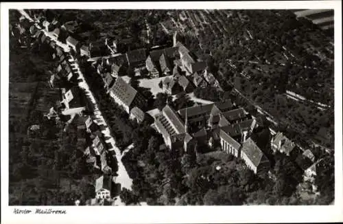 Ak Maulbronn im Schwarzwald, Fliegeraufnahme, Kloster