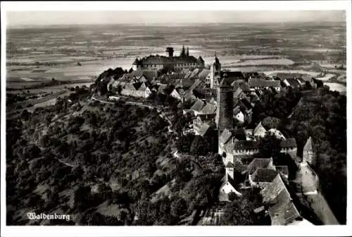 Ak Waldenburg in Württemberg, Fliegeraufnahme