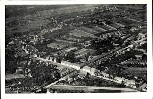 Ak Freistett Rheinau in Baden, Fliegeraufnahme