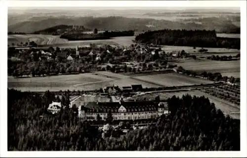 Ak Schwäbisch Gmünd in Württemberg, Fliegeraufnahme, Erholungsheim Schönblick