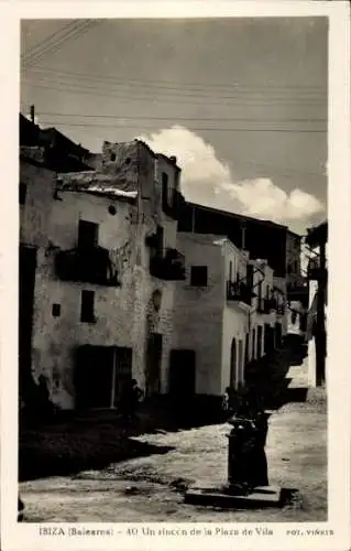 Ak Ibiza Balearische Inseln, Plaza de Vila