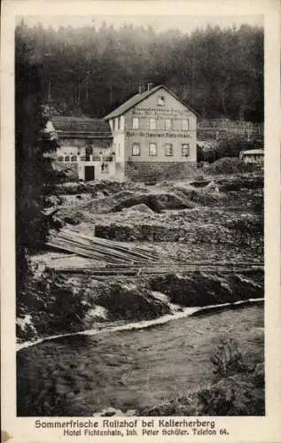 Ak Ruitzhof bei Kalterherberg Monschau Montjoie in der Eifel, Hotel Fichtenhain