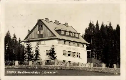 Ak Spicak Šumava Böhmerwald Südböhmen, Hrnčířova chata