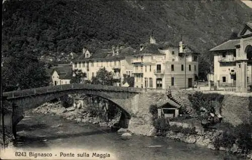 Ak Bignasco Kanton Tessin, Ponte sulla Maggia