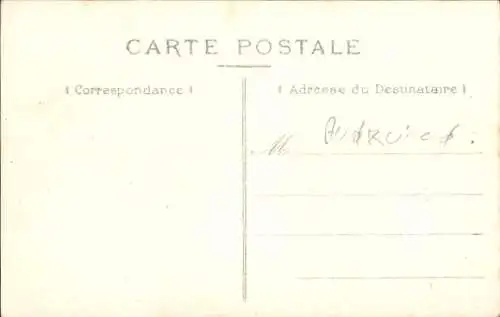 CPA Audruicq Pas de Calais, Le Passage à niveau