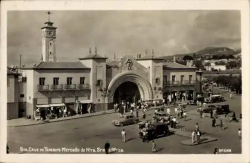 Ak Santa Cruz de Tenerife Tenerife Islas Canarias España, Mercado de Nuestra Señora de África