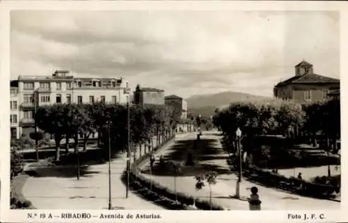 Ak Ribadeo Galicia España, Avenida de Asturias