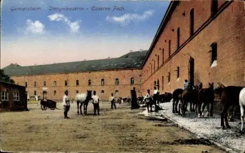 Ak Germersheim am Rhein, Stengelkaserne, Caserne Foch