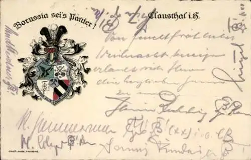 Studentika Ak Clausthal, Corps Borussia, Wappen